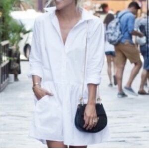 Splendid x Damsel Collab - Dress Shirtdress - White Cotton - Size S - Shopbop